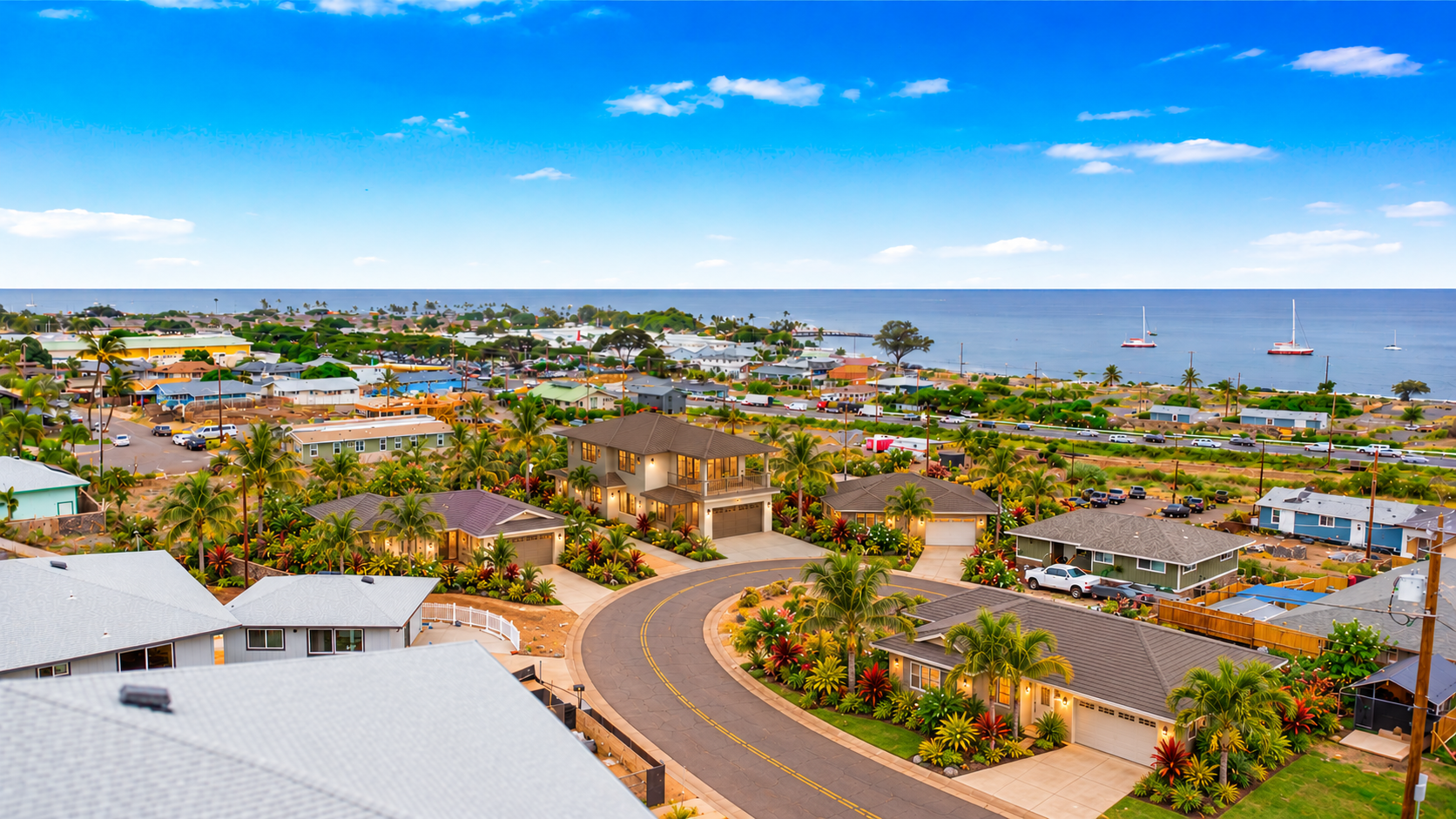 Conceptual view of completed homes around 1292 Kahoma Street